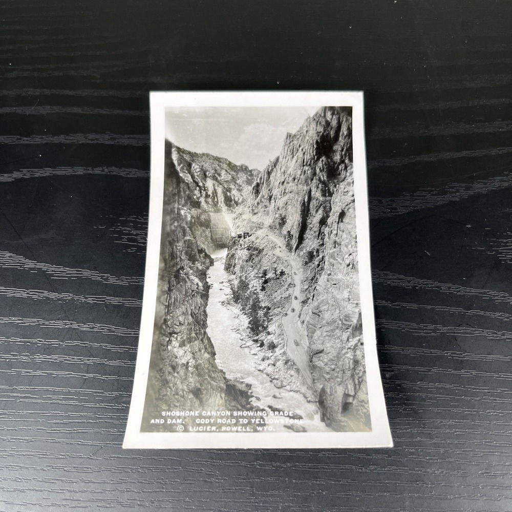 Shoshone Canyon Showing Grade‎ And Dam Cody Road To Yellowstone